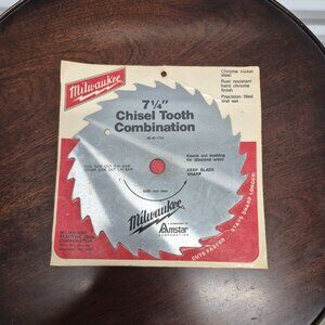 Milwaukee Hvy Duty 7 1/4" Circular Saw Blade Chisel Tooth Combination 26 Teeth